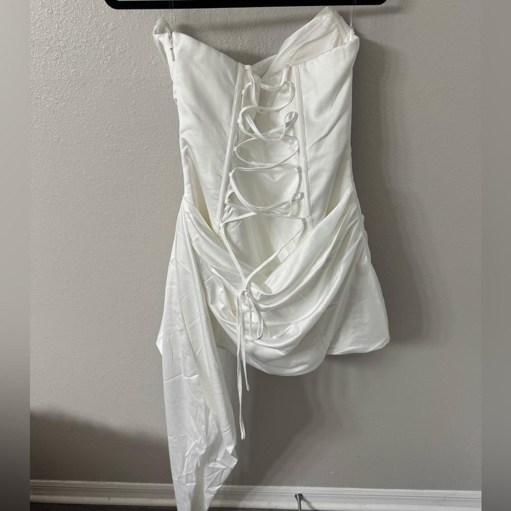 Babyboo Mona Mini Dress (Ivory) - Picture 6 of 6